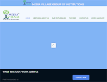 Tablet Screenshot of mediavillageindia.com